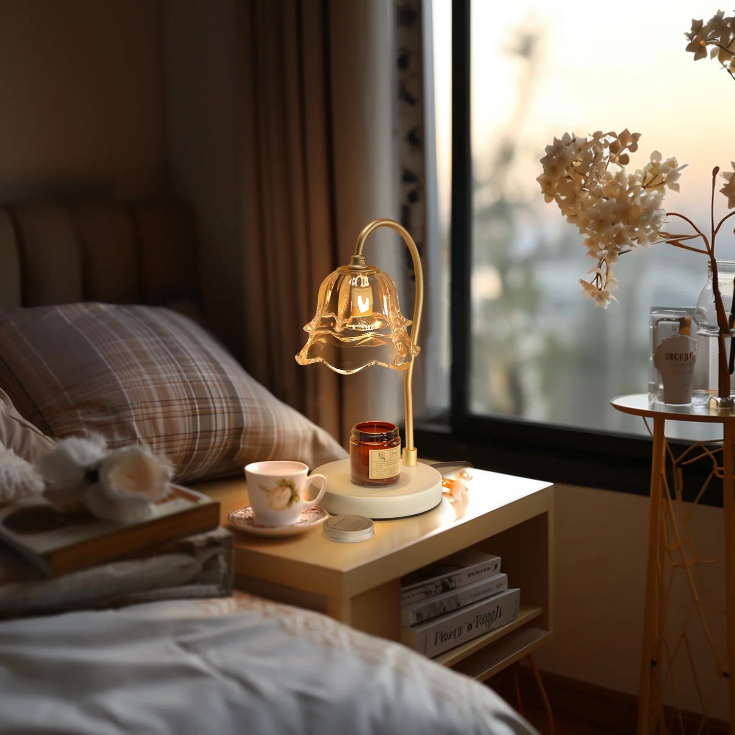 Candle Warmer Lamp with Timer Compatible with All Soy Wax Candles Gifts