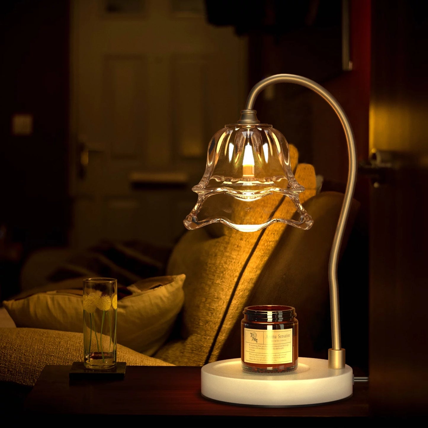 Candle Warmer Lamp with Timer Compatible with All Soy Wax Candles Gifts