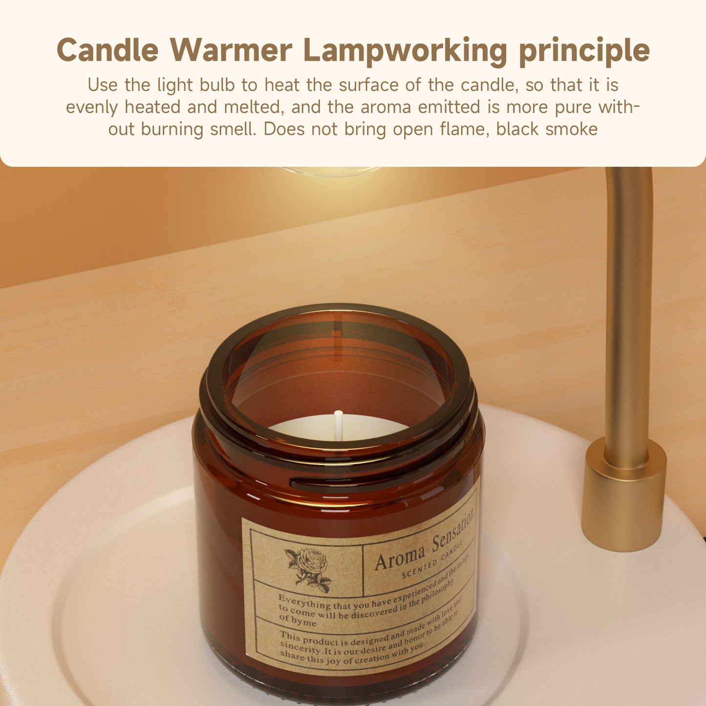Candle Warmer Lamp with Timer Compatible with All Soy Wax Candles Gifts