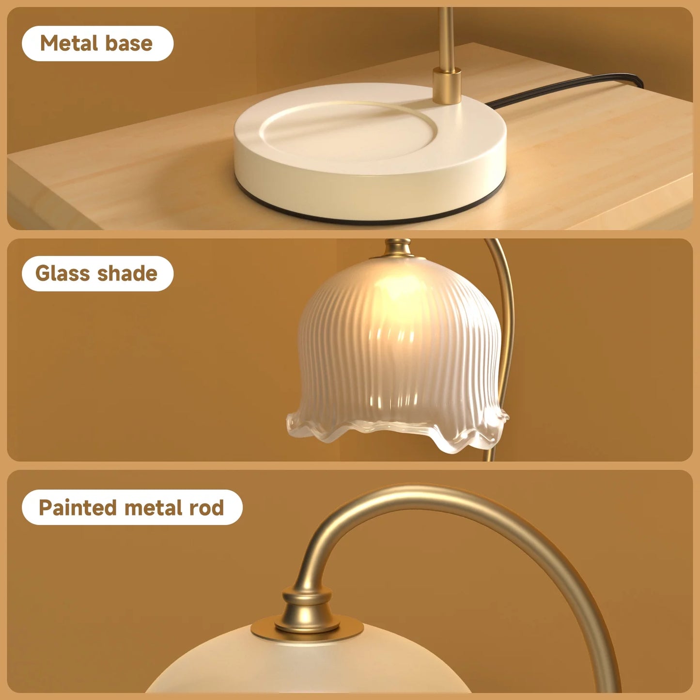 Candle Warmer Lamp with Timer Compatible with All Soy Wax Candles Gifts