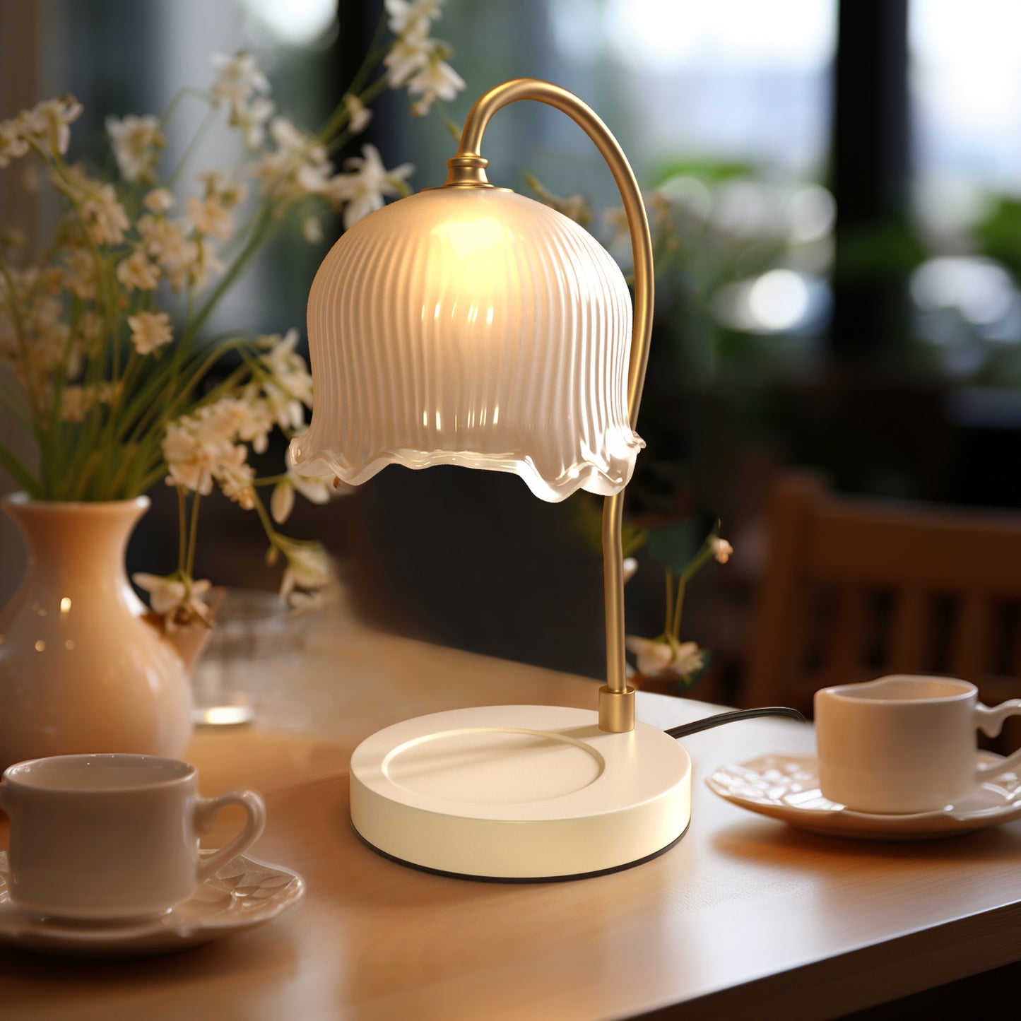 Candle Warmer Lamp with Timer Compatible with All Soy Wax Candles Gifts