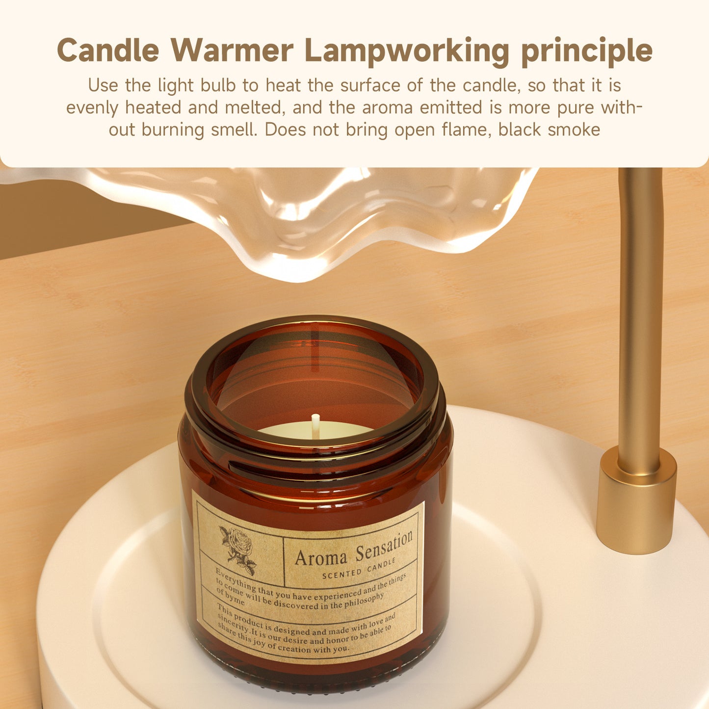 Candle Warmer Lamp with Timer Compatible with All Soy Wax Candles Gifts