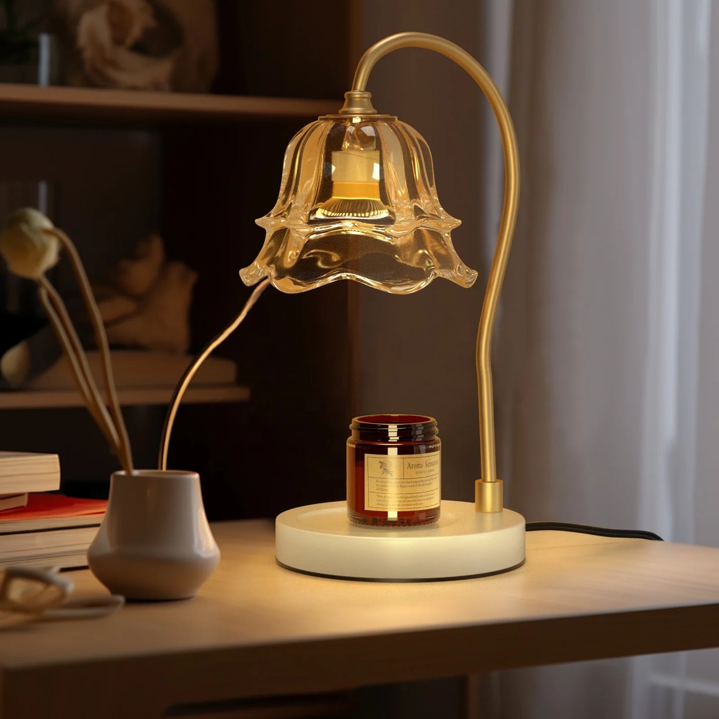 Candle Warmer Lamp with Timer Compatible with All Soy Wax Candles Gifts
