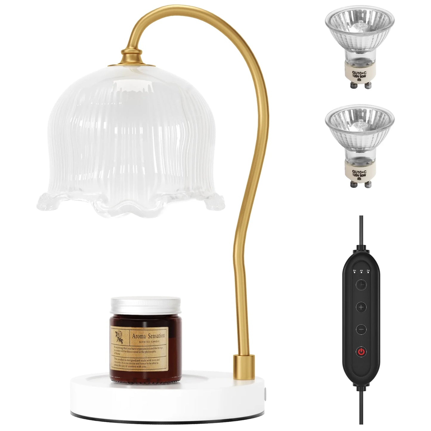Candle Warmer Lamp with Timer Compatible with All Soy Wax Candles Gifts