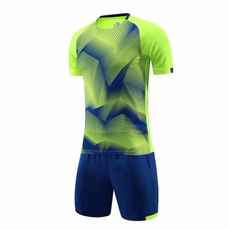 Men Sports Shirts Pants Running Suits Children Soccer Jerseys Gym Jogging Fitness Workout Sportswear Men Sport Clothes Tracksuit