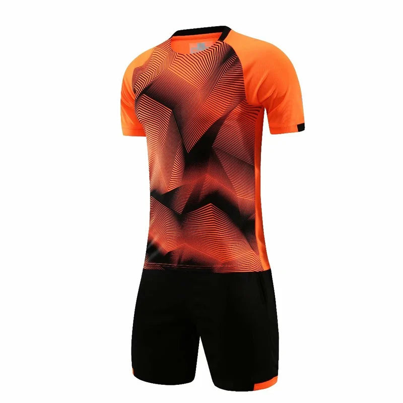 Men Sports Shirts Pants Running Suits Children Soccer Jerseys Gym Jogging Fitness Workout Sportswear Men Sport Clothes Tracksuit