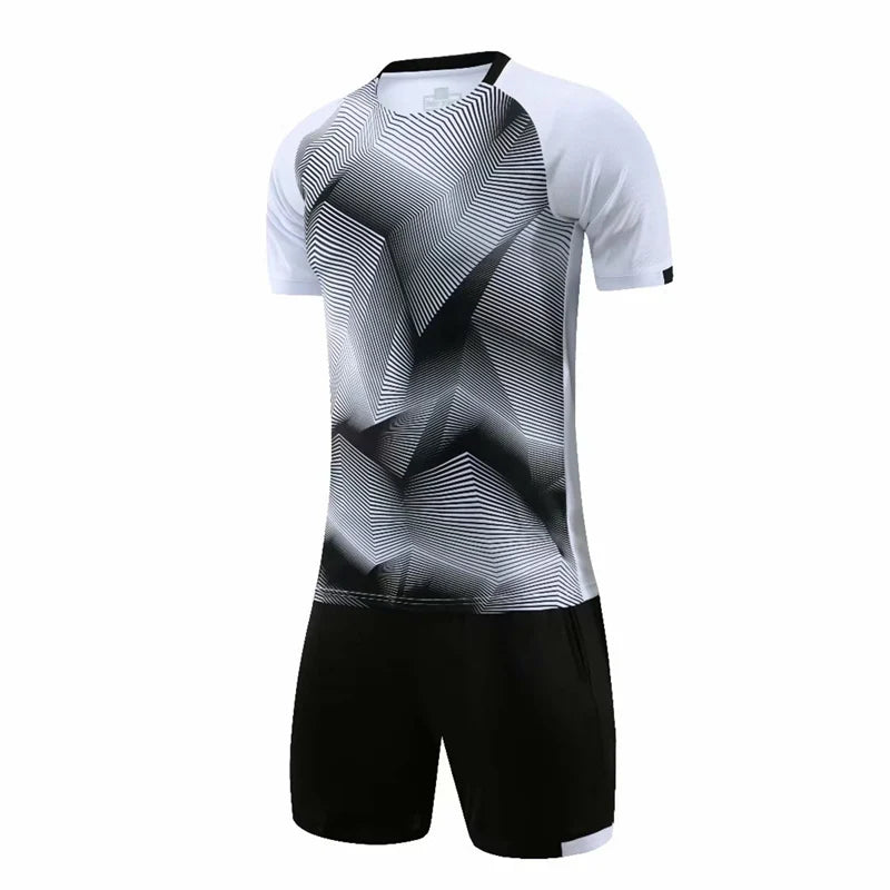 Men Sports Shirts Pants Running Suits Children Soccer Jerseys Gym Jogging Fitness Workout Sportswear Men Sport Clothes Tracksuit